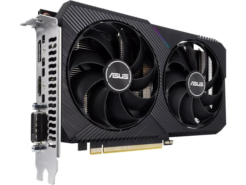 ASUS Grafikkarte Dual GeForce RTX 3050 V2 OC Edition 8 GB Gamer-Grafikkarte mit 8 GB GDDR6-Speicher, ermöglicht Auflösungen bis zu 8k