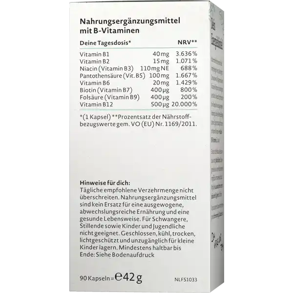 Vitamin B Komplex Kapseln
