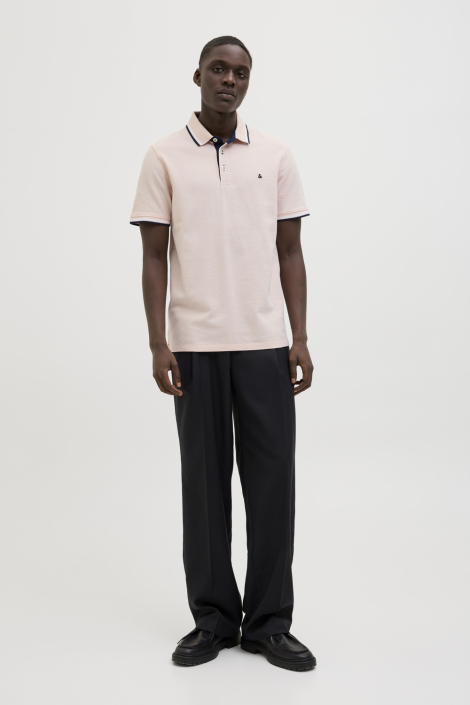 Jack & Jones roze heren polo