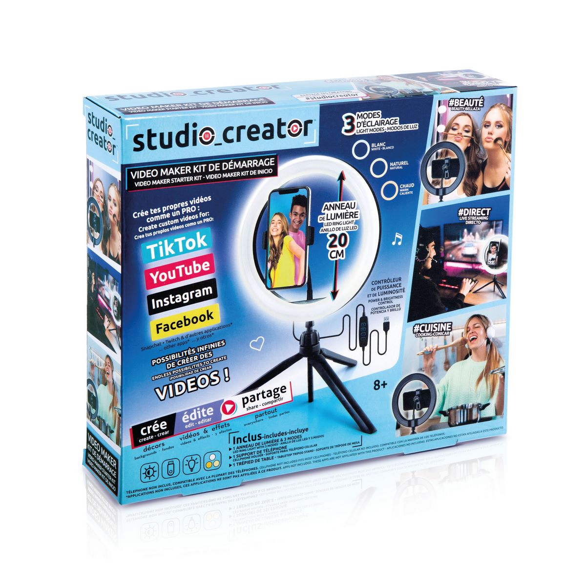 Studio Creator influenceur Starter kit