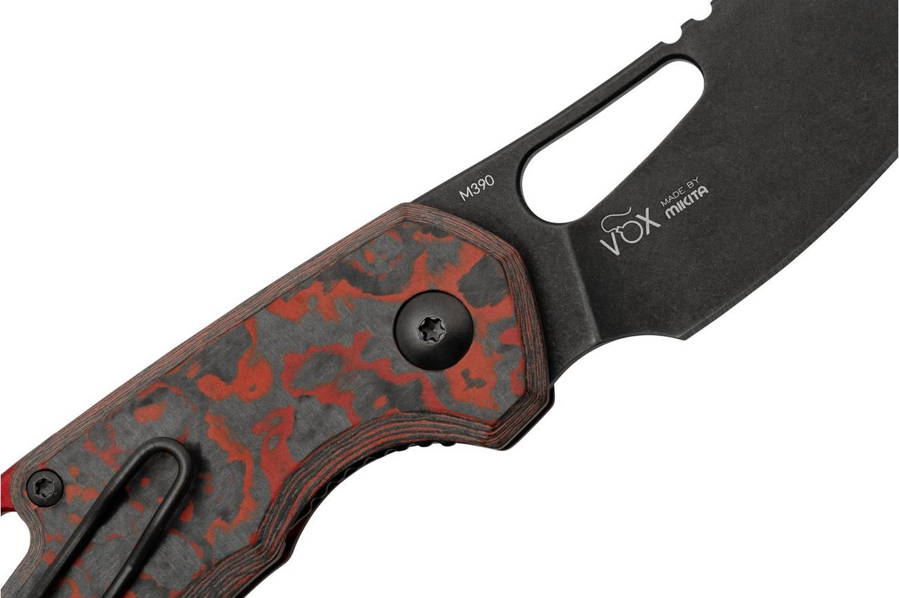 MKM Isonzo FX03-2CLD Cleaver Dark Stonewashed, Lava Flow Carbon Fiber zakmes, Jesper Voxnaes design