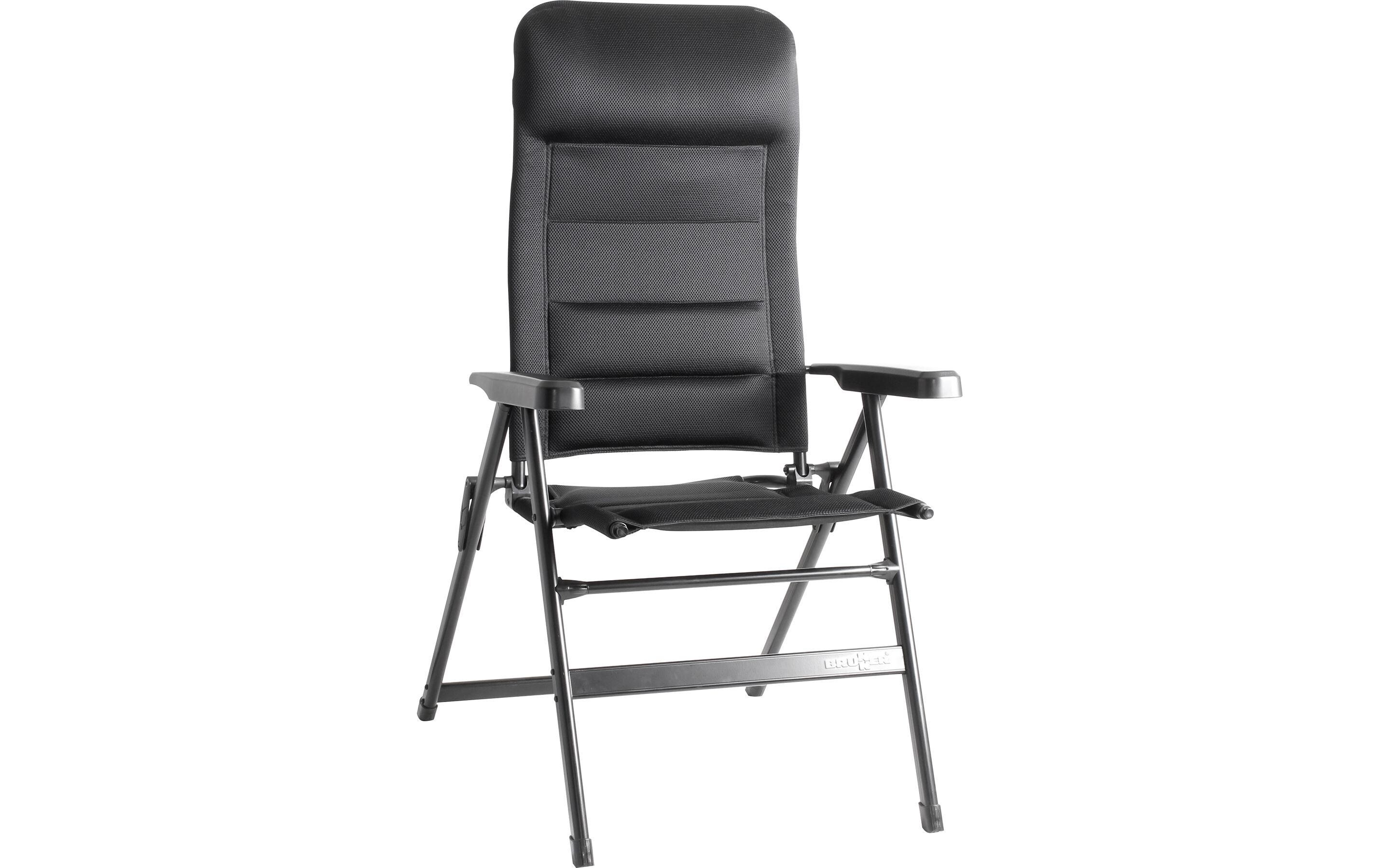 Campingstuhl Aravel 3 D Medium Schwarz<br>Klappstuhl