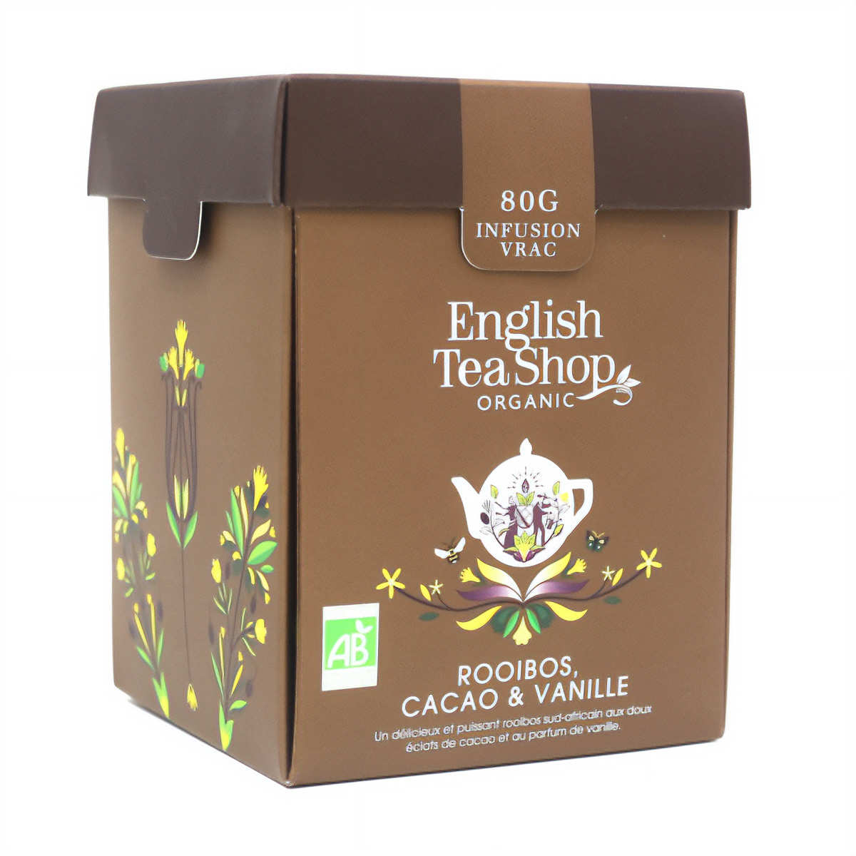 Thé rooibos chocolat et vanille bio - Boîte vrac