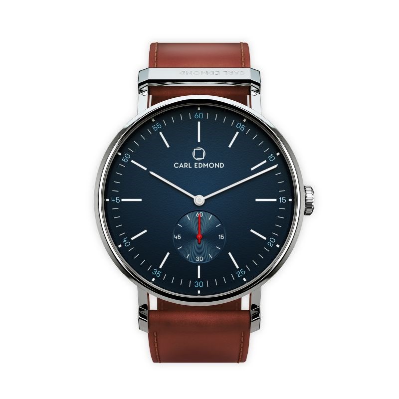 Montre Femme Carl Edmond RYOLIT Bleu R3654-RB18 36 mm - Mouvement Suisse