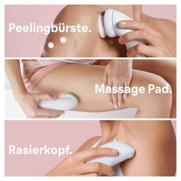 Braun Silk-épil 9 9/990 SkinSpa SensoSmart Epilierer für Damen, Wet&Dry Epiliergerät mit 13 Extras, roségold