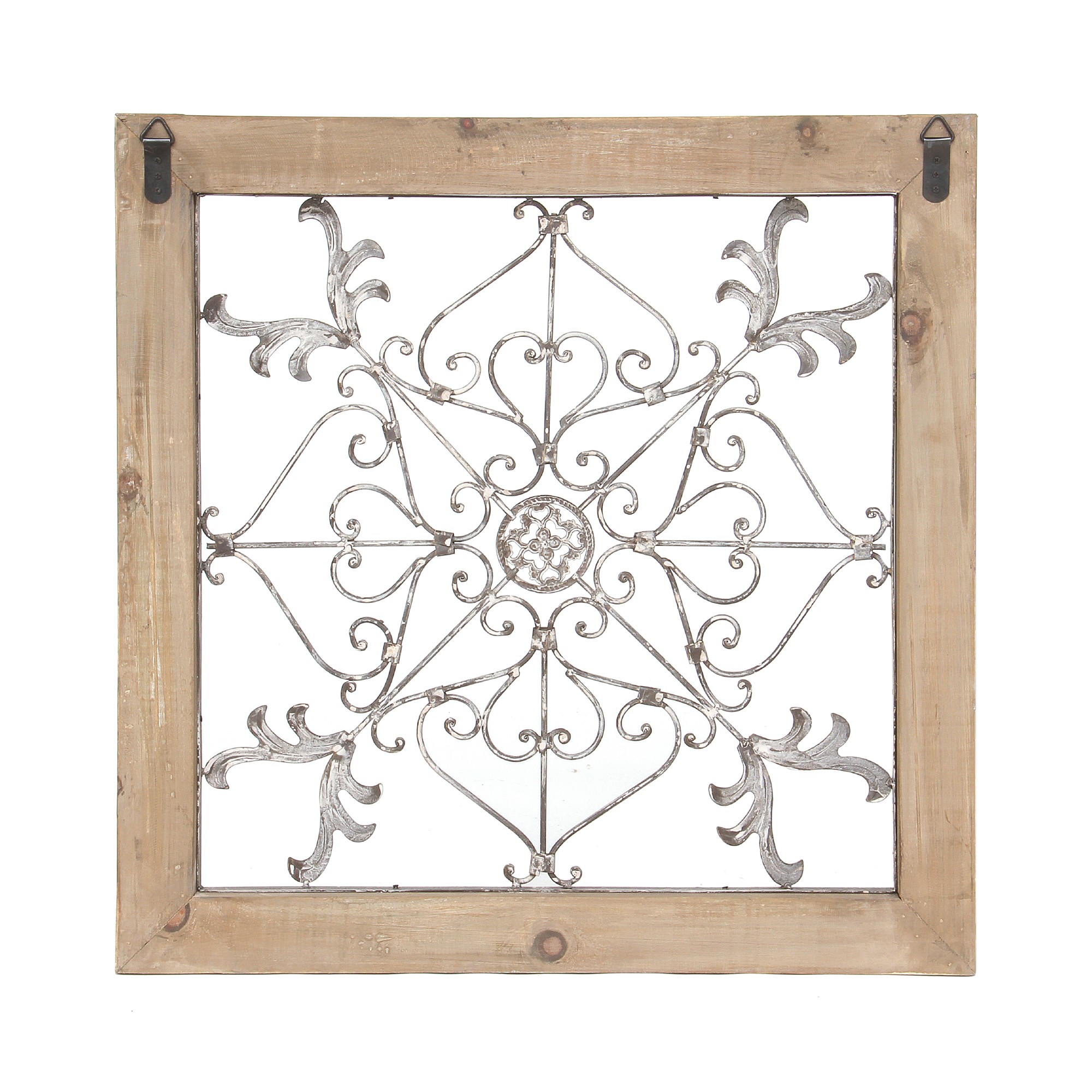 Wandbild 'Herzenranke', B 66 cm, H 66 cm, T 2 cm von fischer's lagerhaus