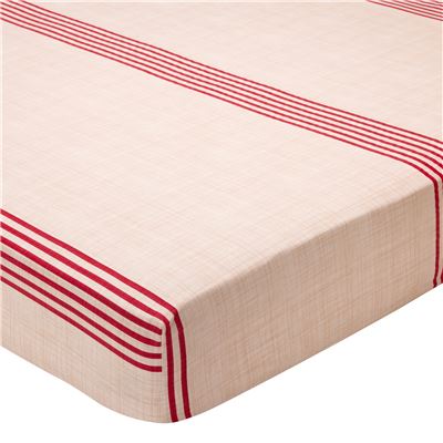 Linge de lit à rayures