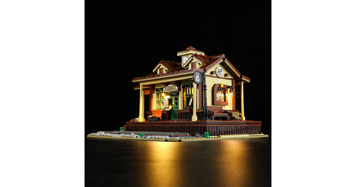 LumibricksThe Old West - West Train Station Constructiespeelgoed  (F9039)