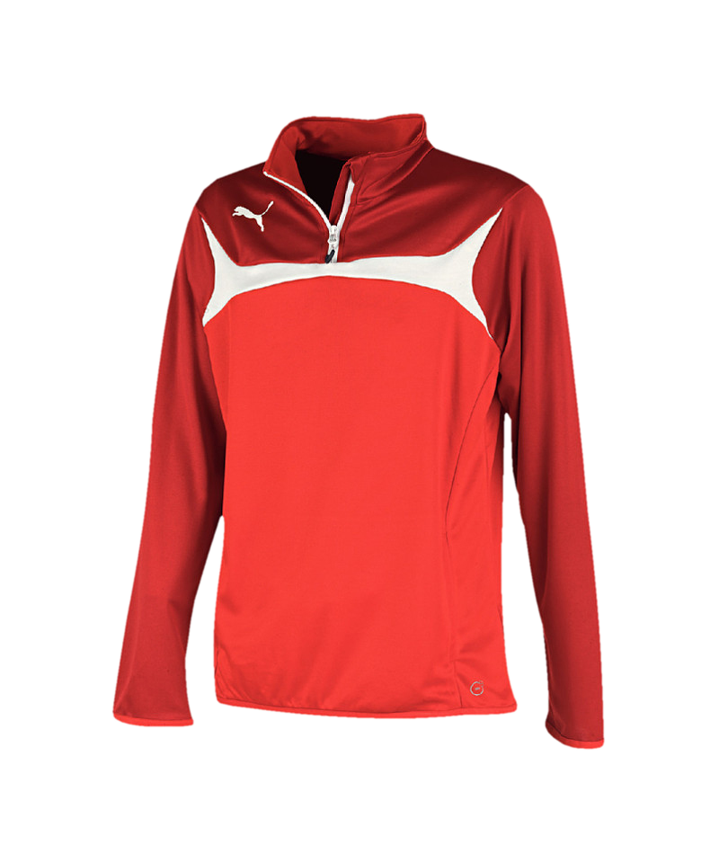 PUMA Esito 3 1/4 Zip Trainingstop Kids Rot F01