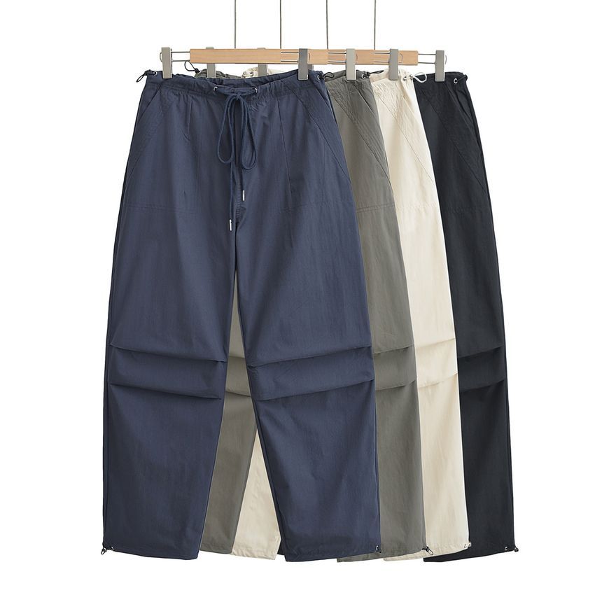 Florentine - Parachutebroek met trekkoord in de taille, rechte pijpen
