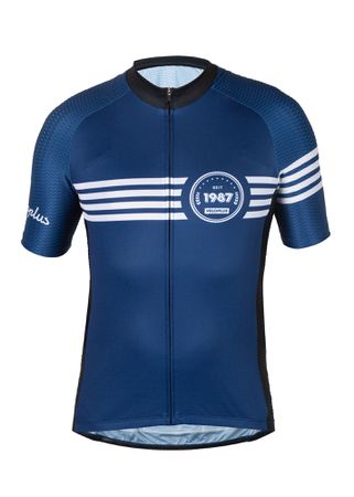1987 TEAM Herren-Kurzarmtrikot  dunkelblau  S