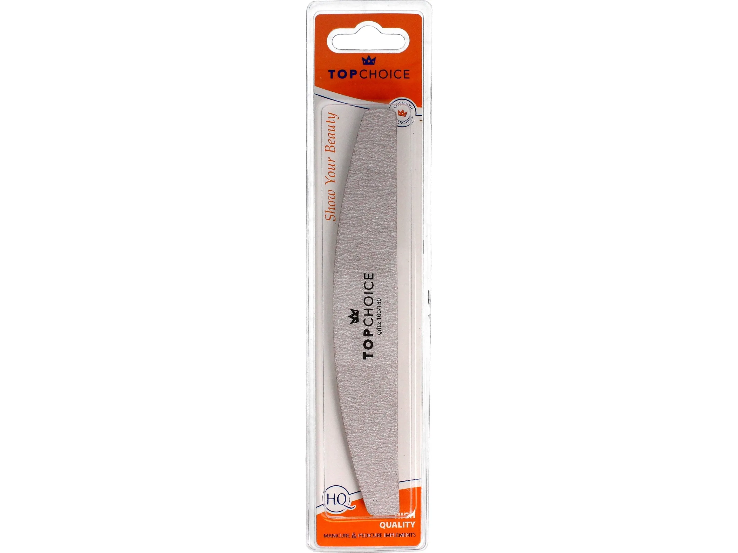 TOP CHOICE Nail file 2-fun 18cm100/18&