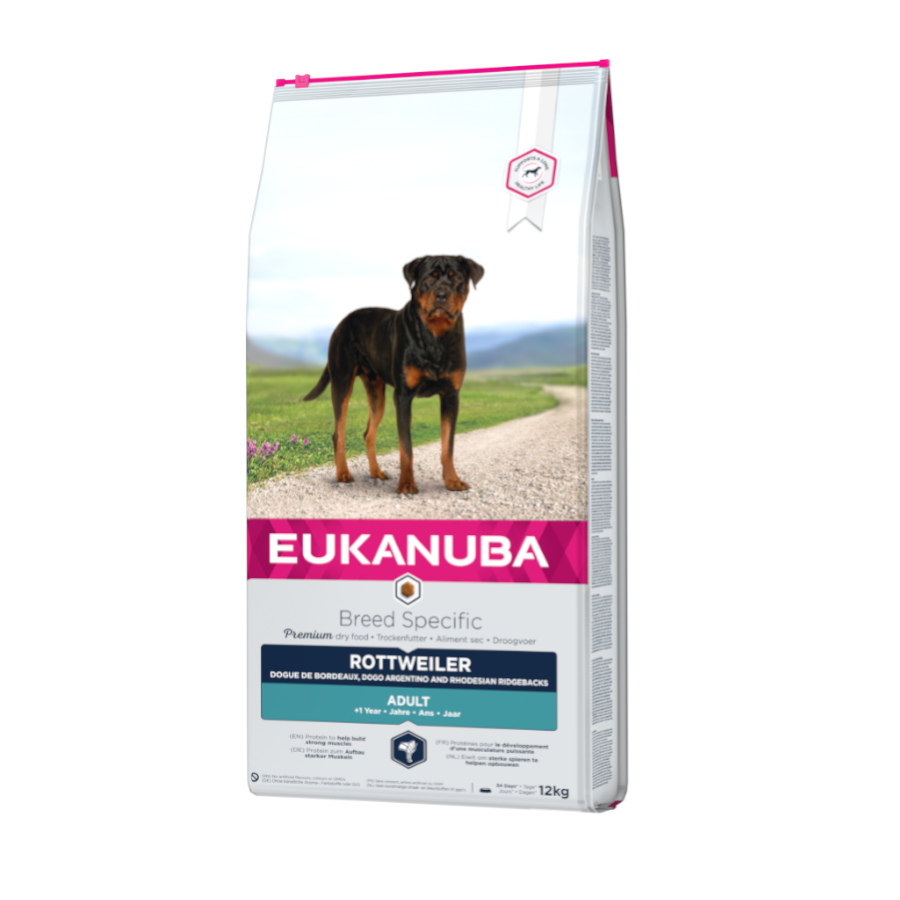 Ração Eukanuba para cães Rottweiler adultos