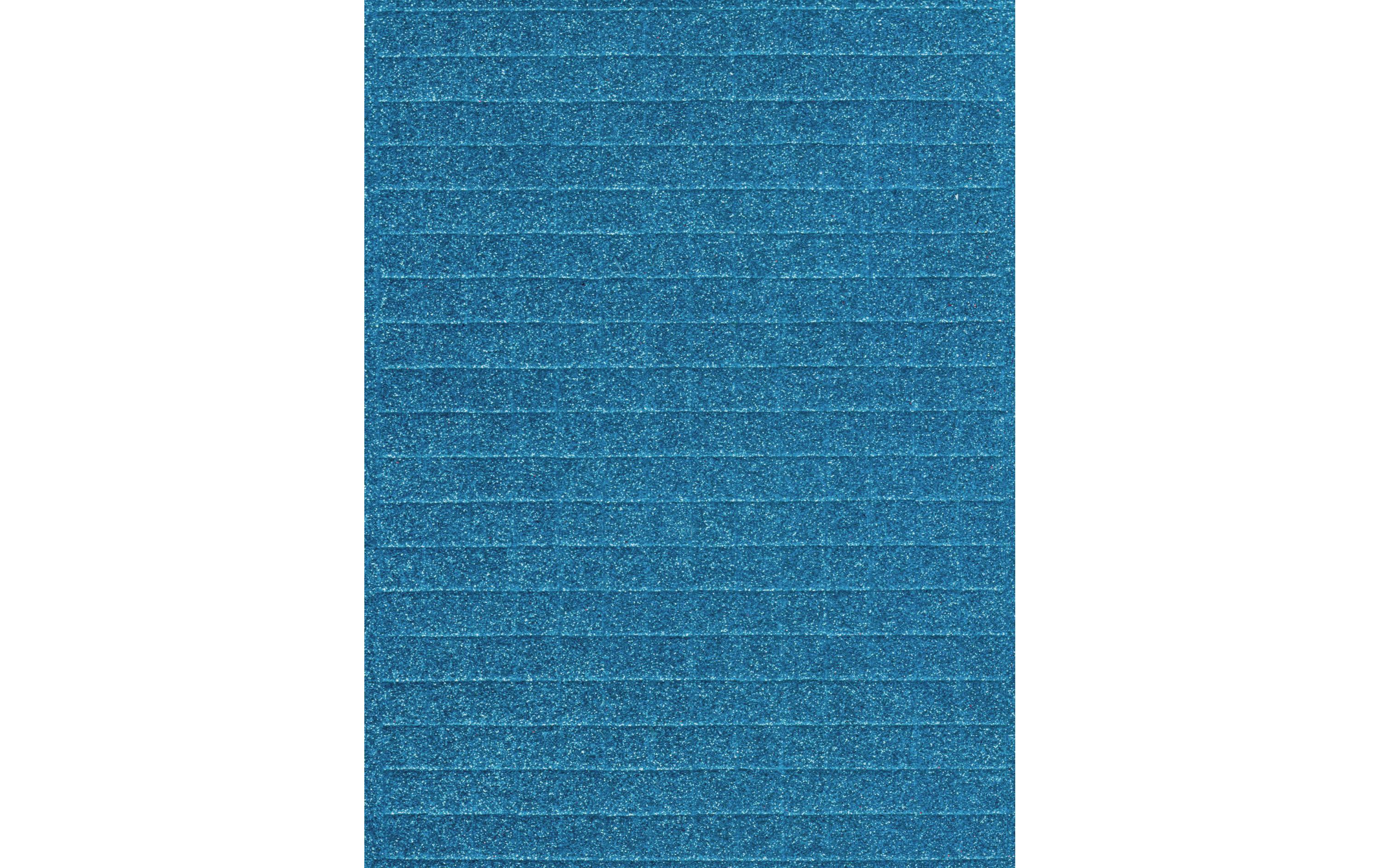 Moosgummi-Set Mosaik Glitter selbstklebend, 6 StückMoosgummi Mosaik Glitter