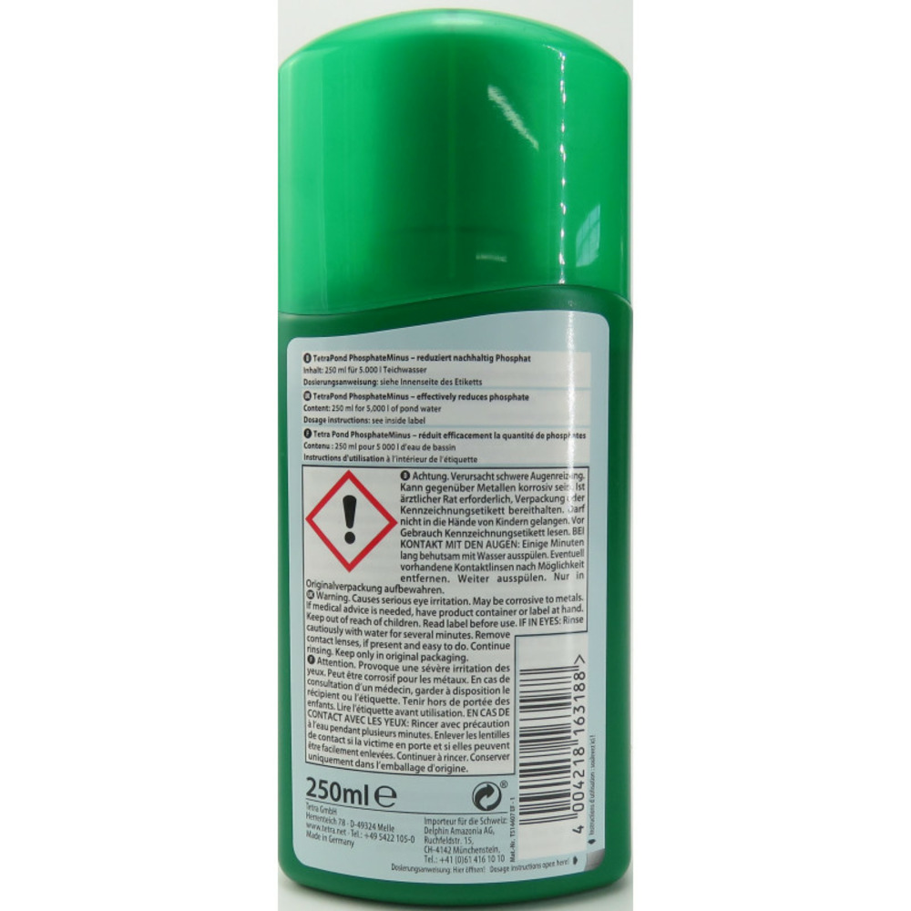 Phosphateminus 250ml tetra pond pour bassin