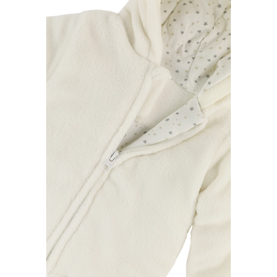 kindsgard Plüsch Jacke bomo weiß