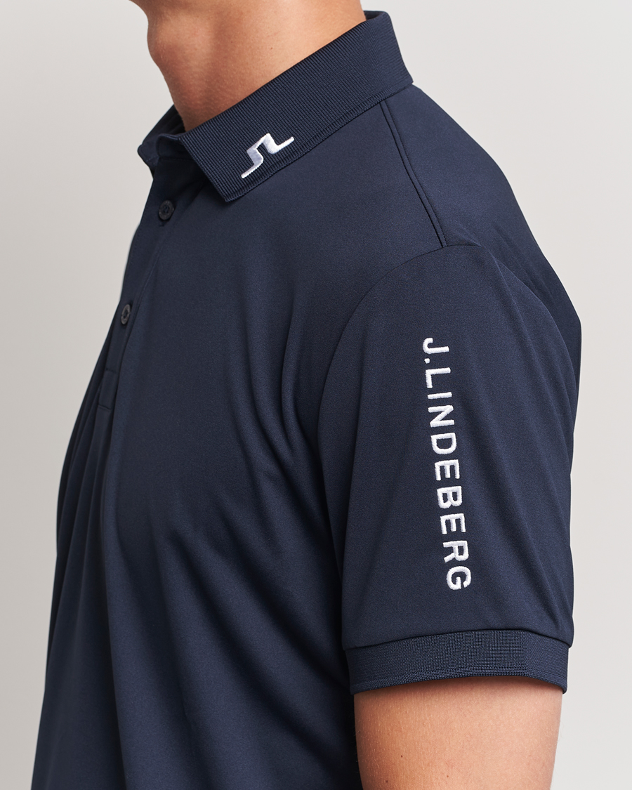 J.Lindeberg Regular Fit Tour Tech Stretch Polo Navy
