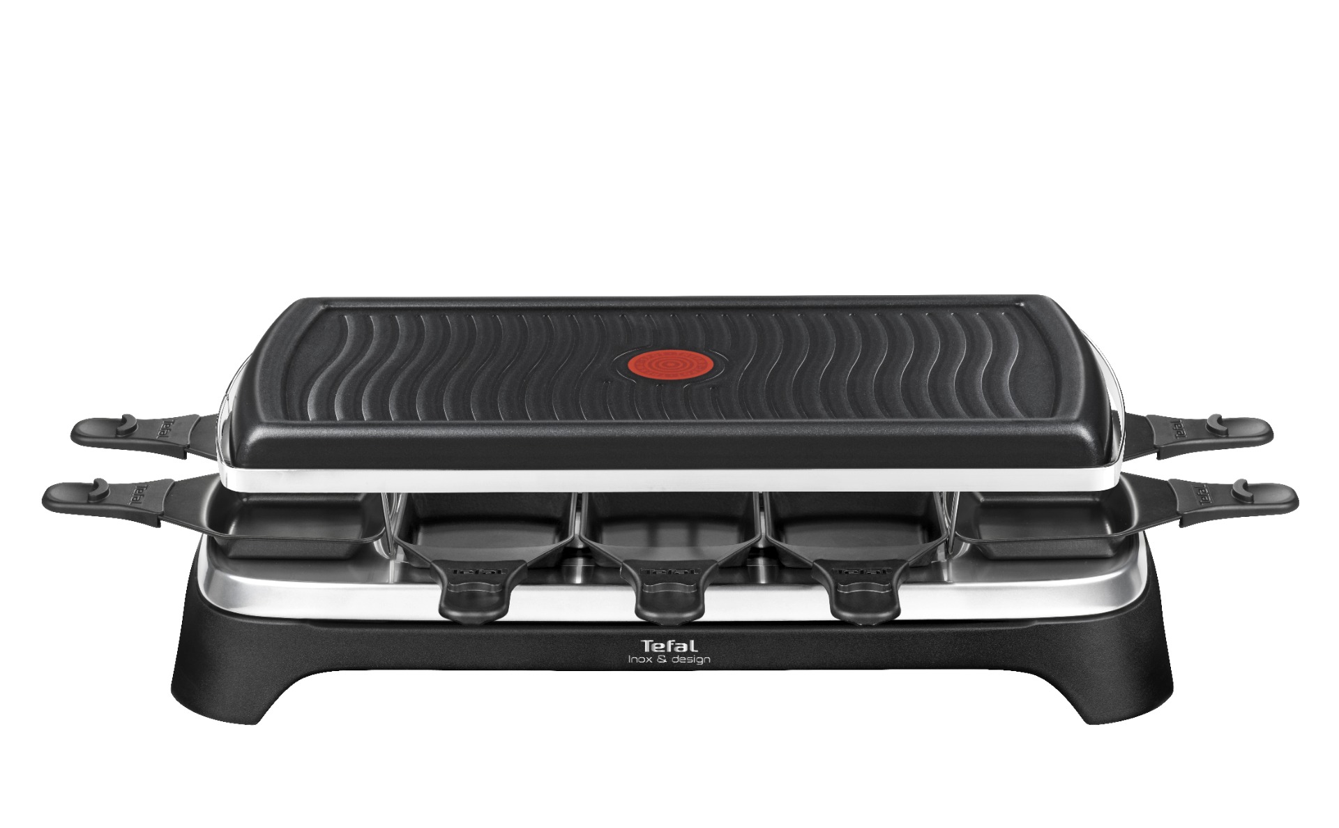 Tefal RE458812 raclette 10 personen Zwart 1350 W
