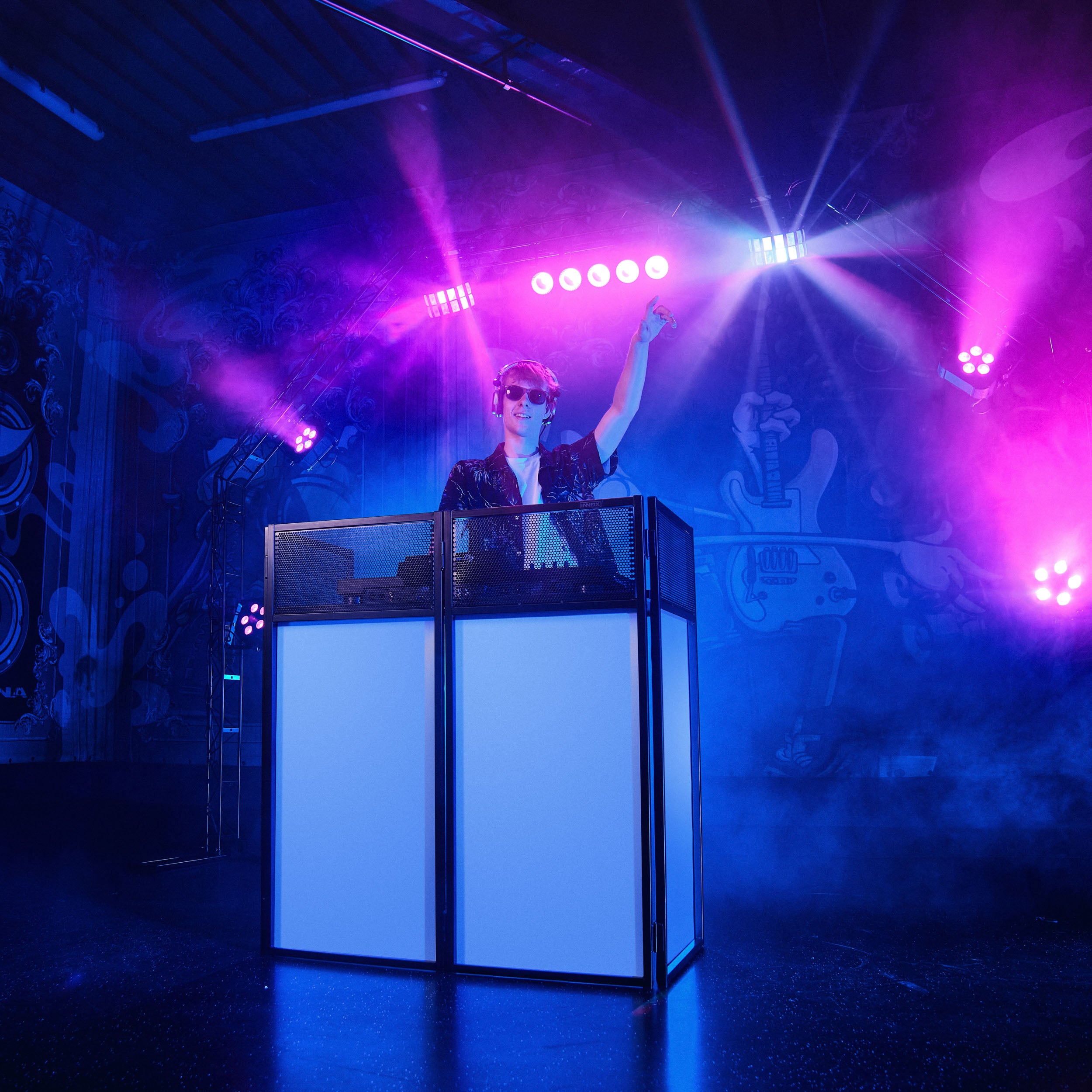 Innox FlexBooth 200 WH complete DJ-booth wit
