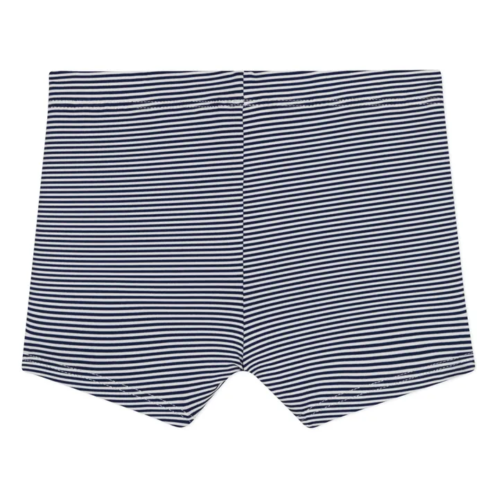 Petit Bateau Short de Bain Magic Rayé | Bleu marine