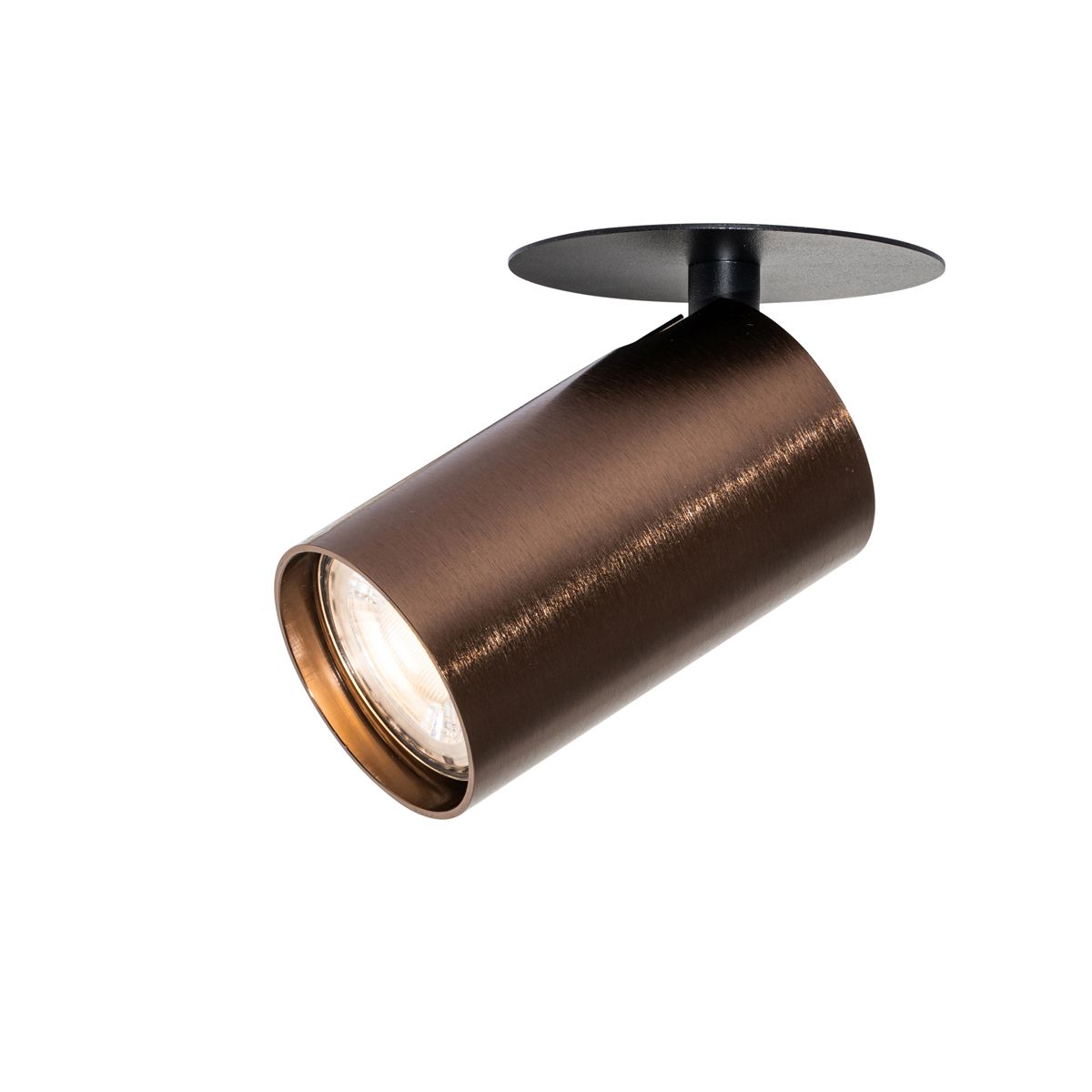 Moderne inbouwspot donker brons GU10 50mm - Chels