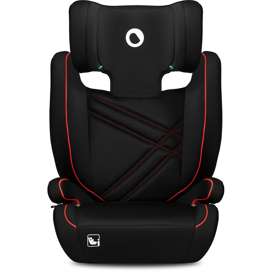 lionelo Kindersitz Hugo i-Size Sporty Black Red