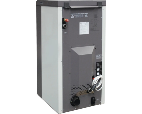 Strebel Varan 2.20 staalgrijze pelletkachel, 20 kW
