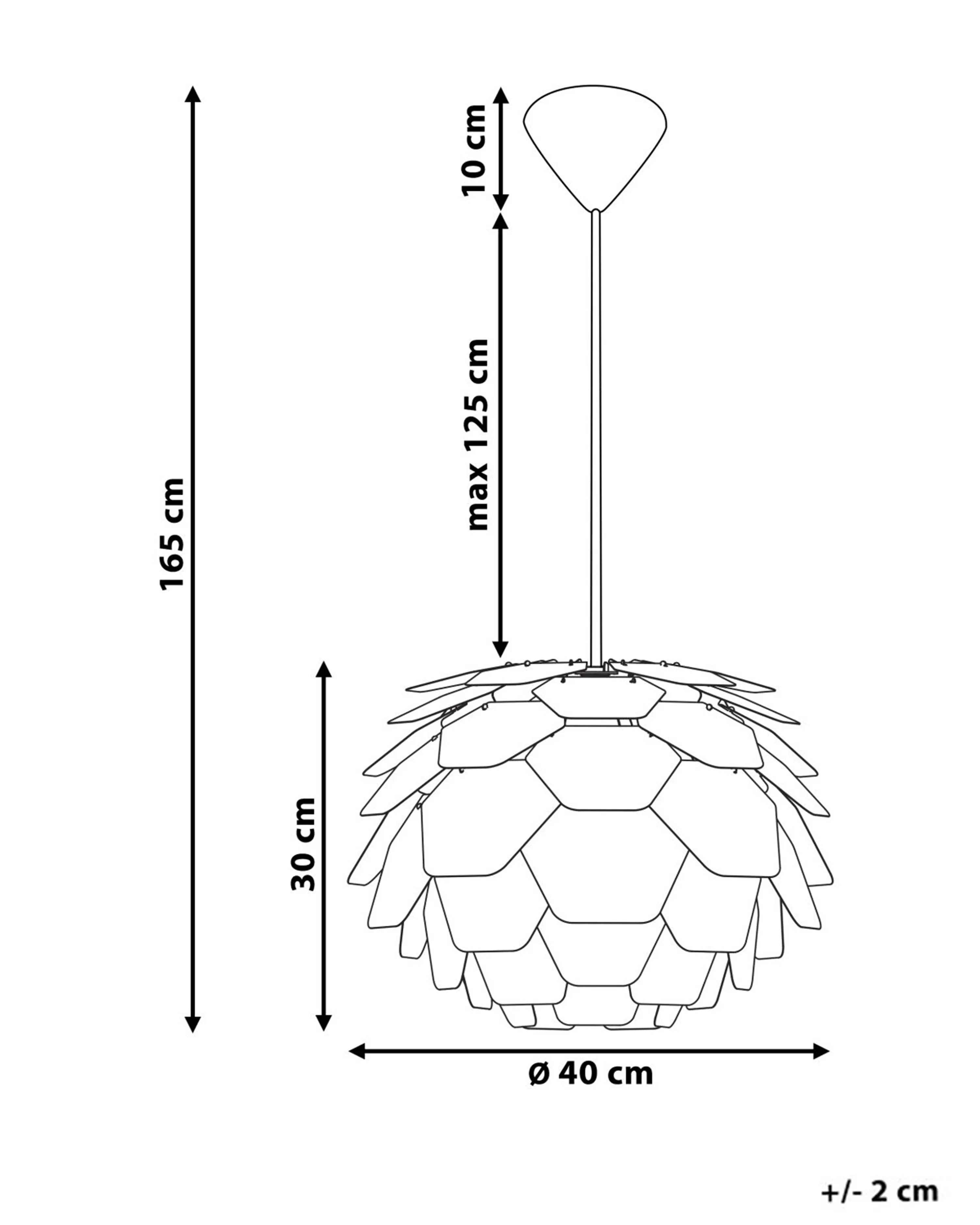 Hanglamp SEGRE S Zwart