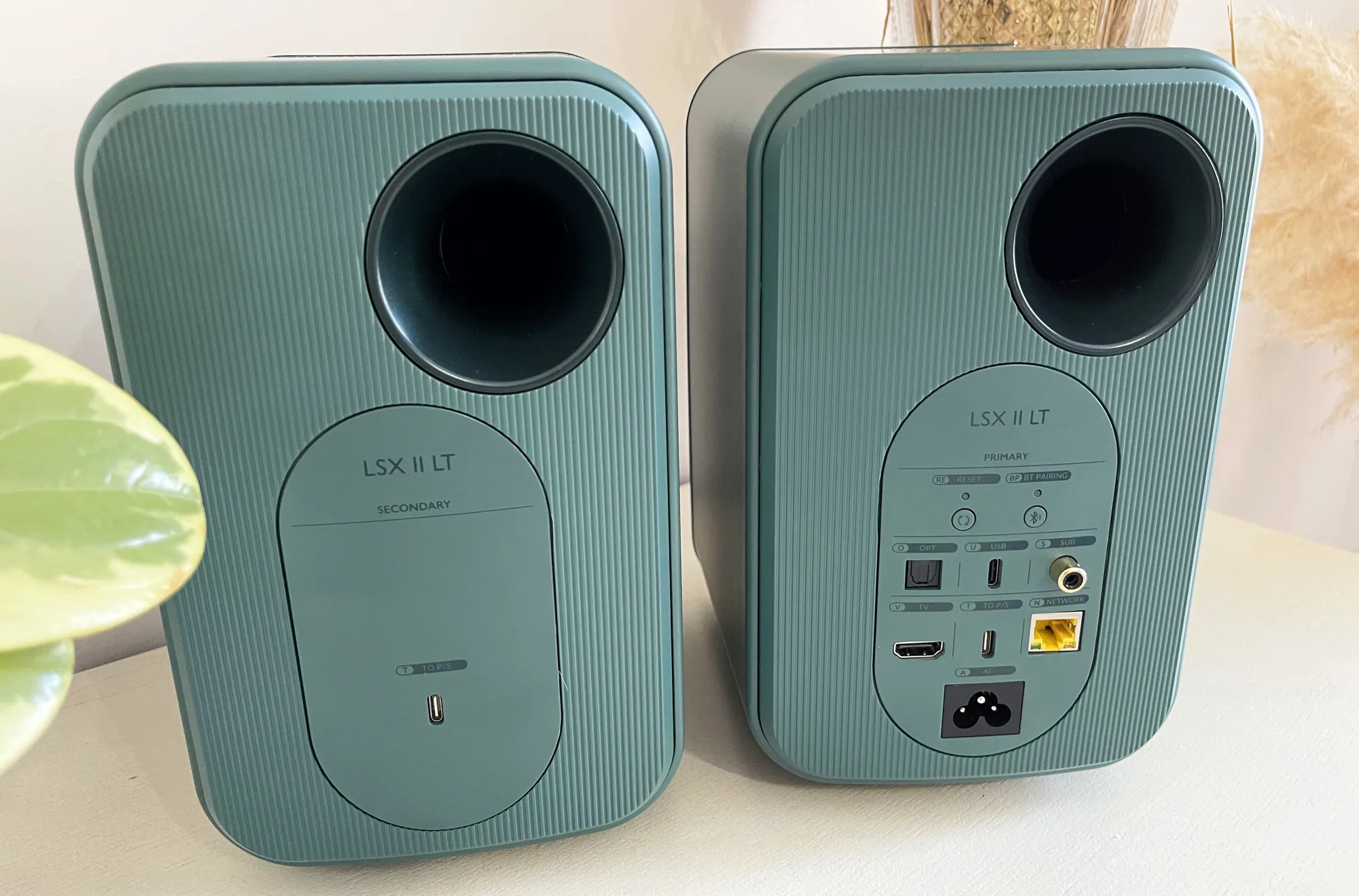KEF LSX 2 LT Vert (la paire) Enceintes sans fil hi-fi
