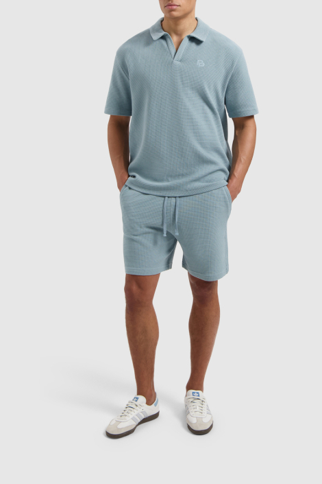 Pure Path blauwe heren korte broek