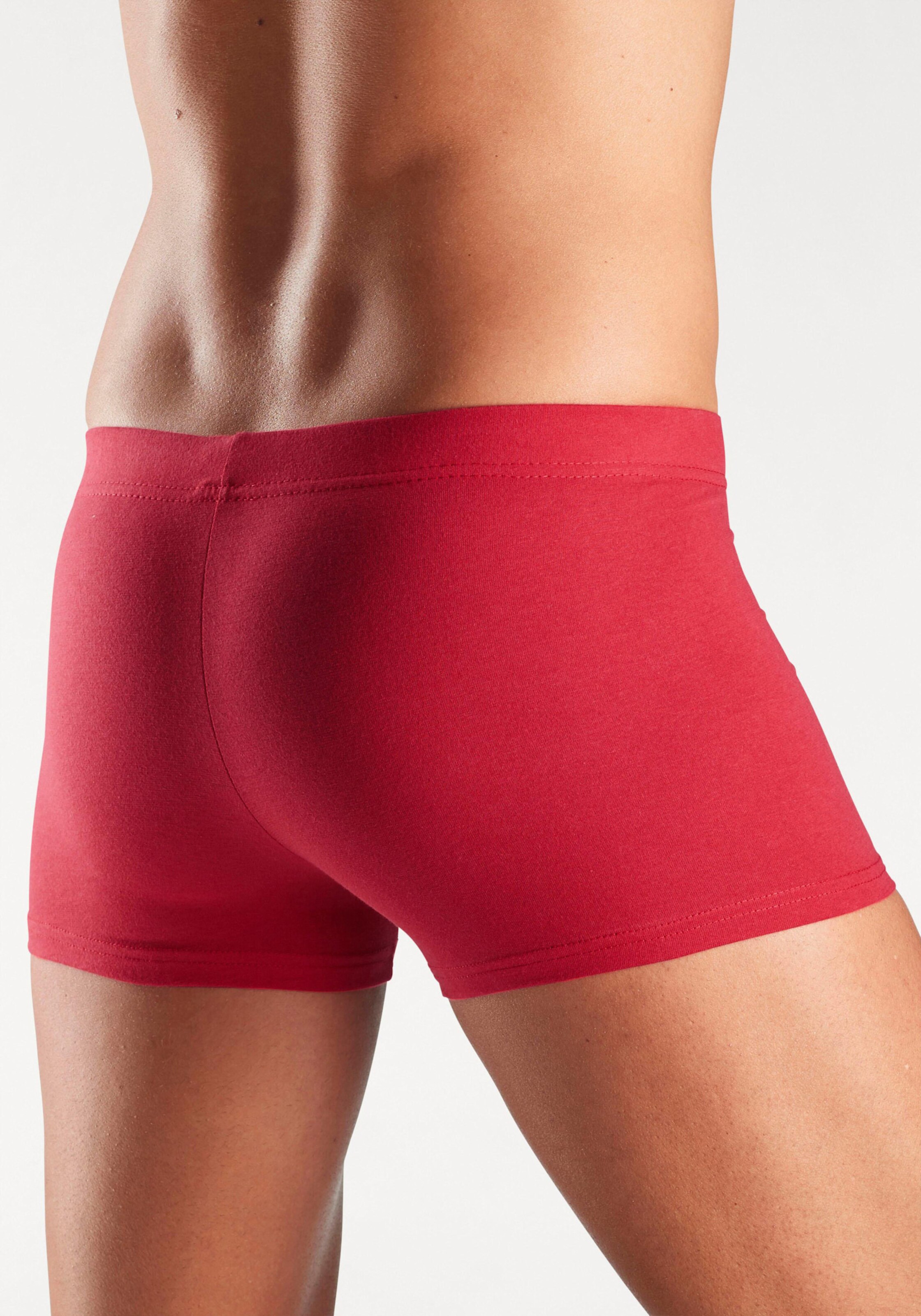 H.I.S Boxer in rot, blau, marine, khaki, grau-meliert