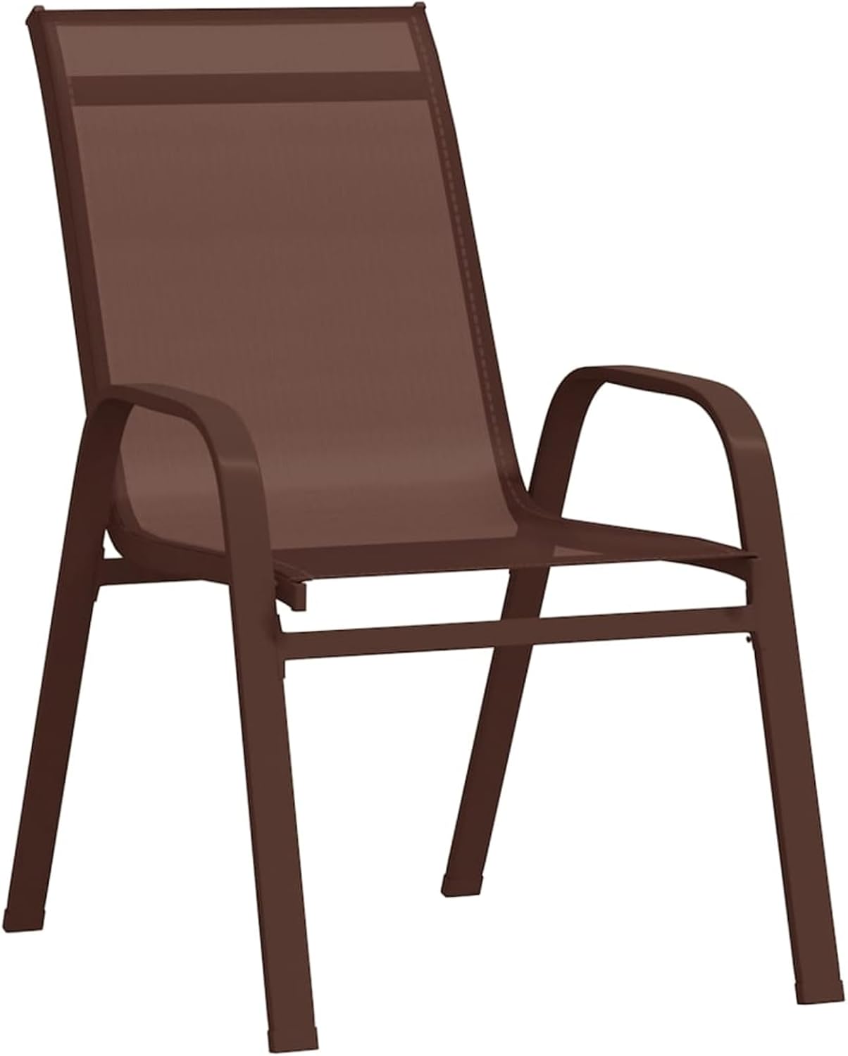 Tidyard Garten-Essgruppe, Robust, Platzsparend, 7-TLG., Braun und Schwarz, fürBalkon oder Terrasse