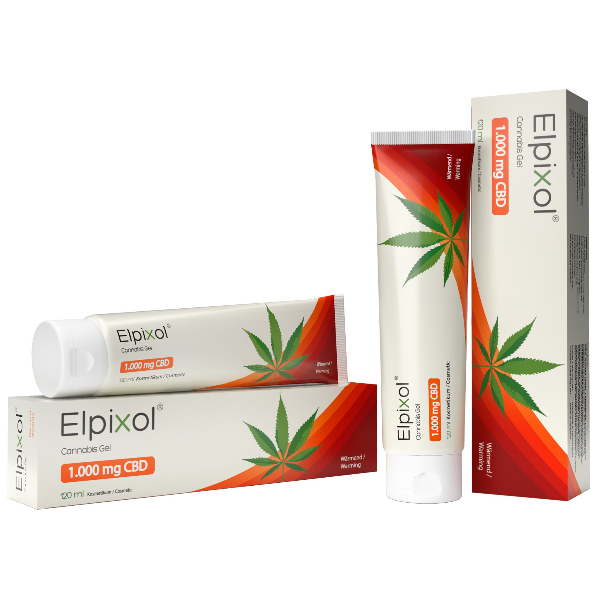 ELPIXOL® Cannabis Gel mit 1.000 mg CBD – Wärmesalbe