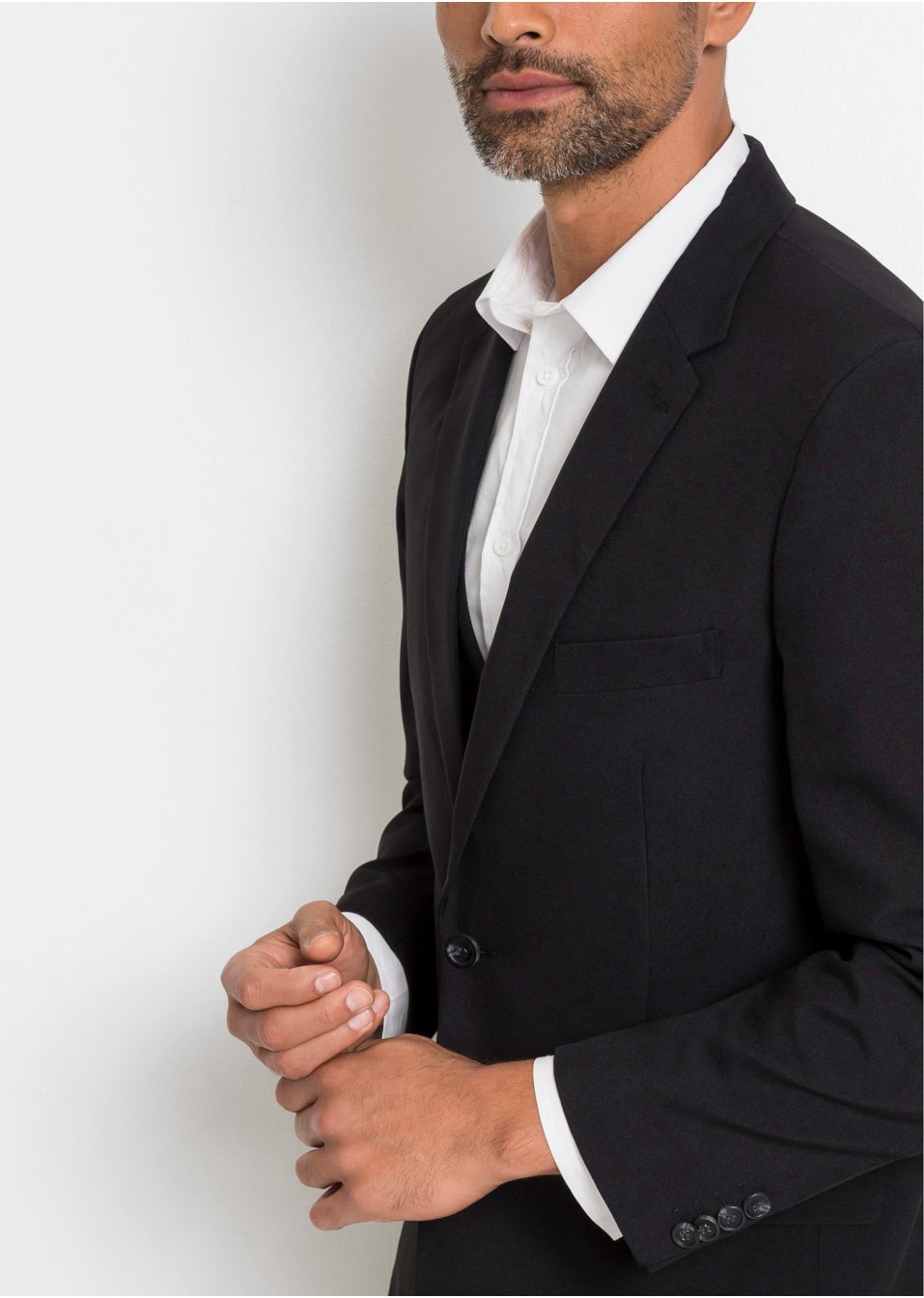 Costume 4 pièces : veste de costume, gilet sans manches, 2 pantalons