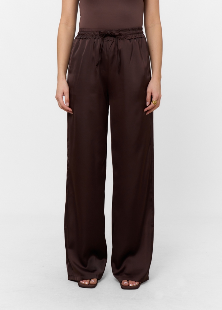 Zoë broek choco bruin