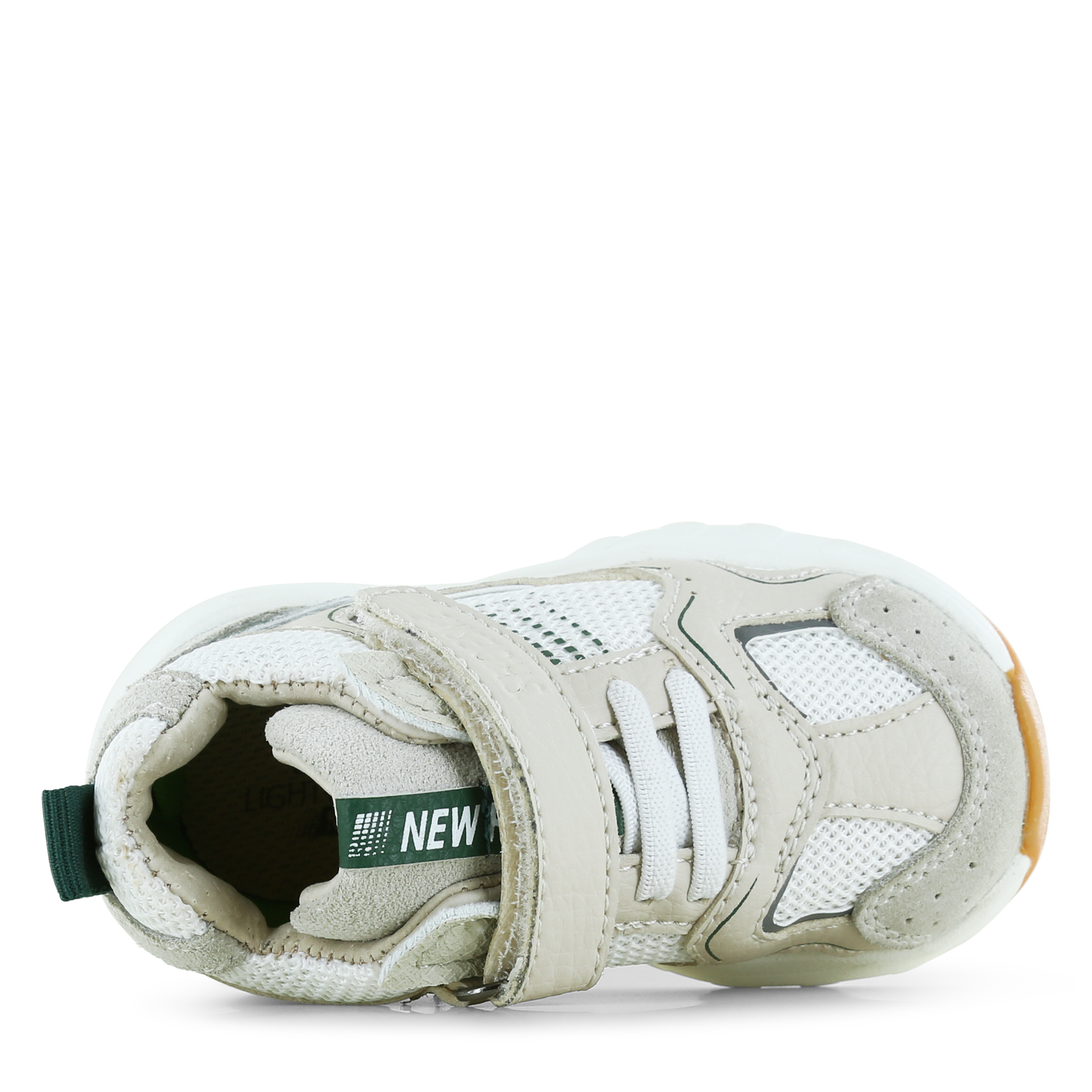 Shoesme beige sneakertje Mesh, Microfiber leer, Suède | Jongens schoenen