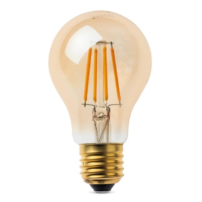 LED-Filament-Glühlampe E27, E 27 4,5 W, Goldgelüstert