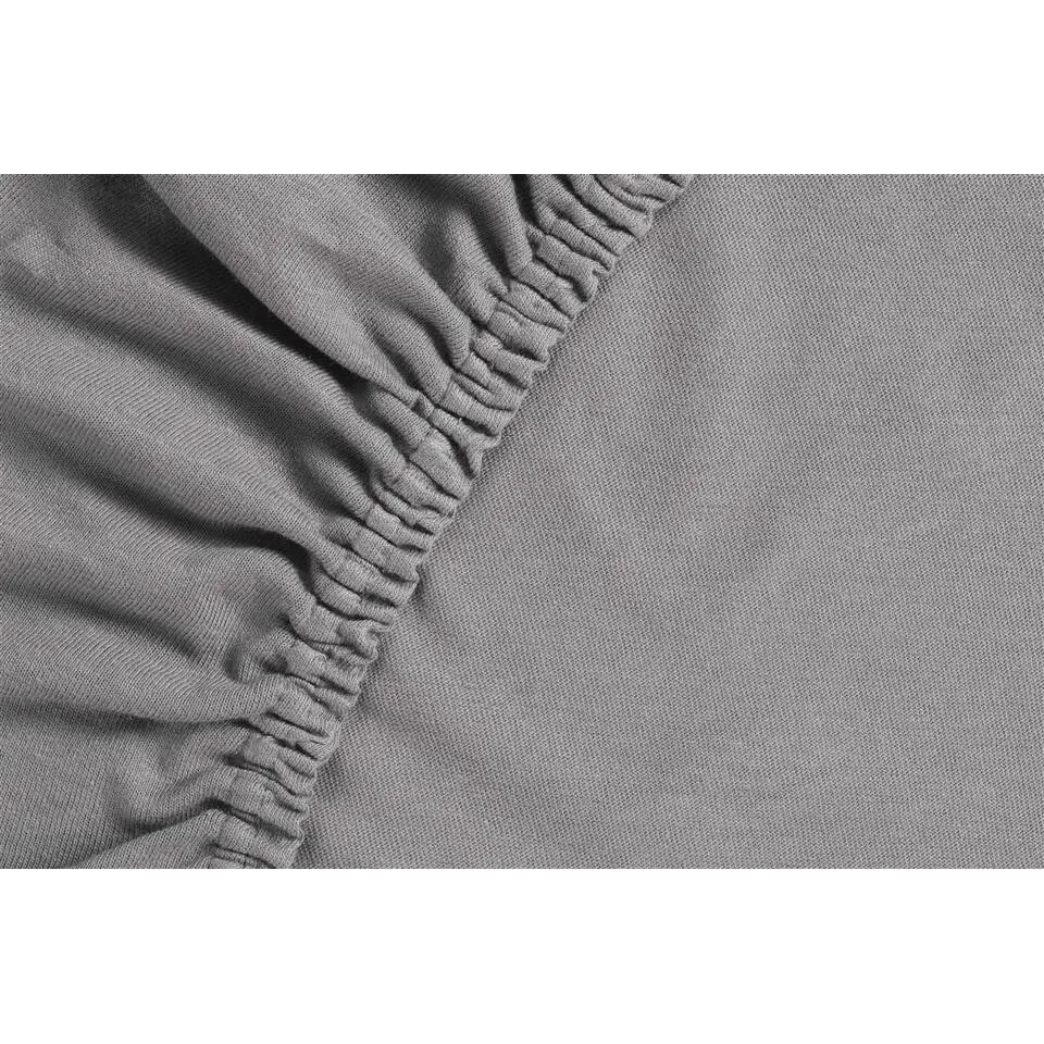 Ambiante Jersey - Hoeslaken - 180x200/210 - Grijs