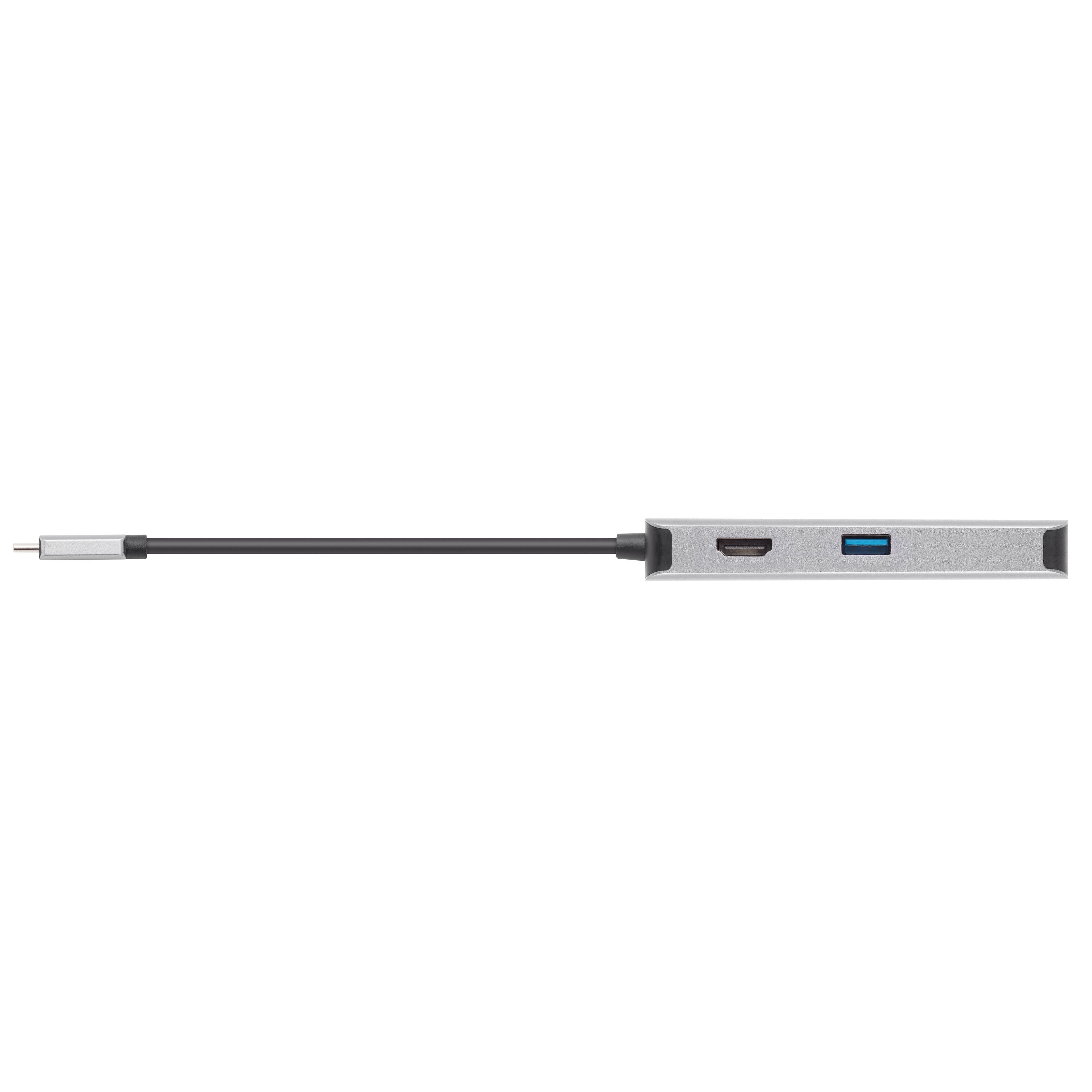 Plexgear Multiadapter for USB-C med 5 tilkoblinger