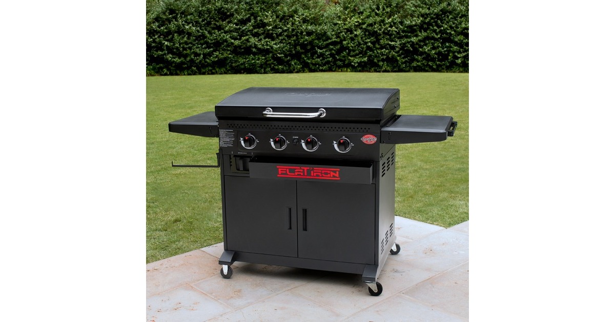 Char-GrillerFlat Iron Premium Gas Griddle barbecue  (Zwart)