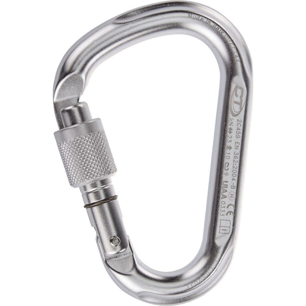 Climbing Technology Snappy SG Karabiner silber