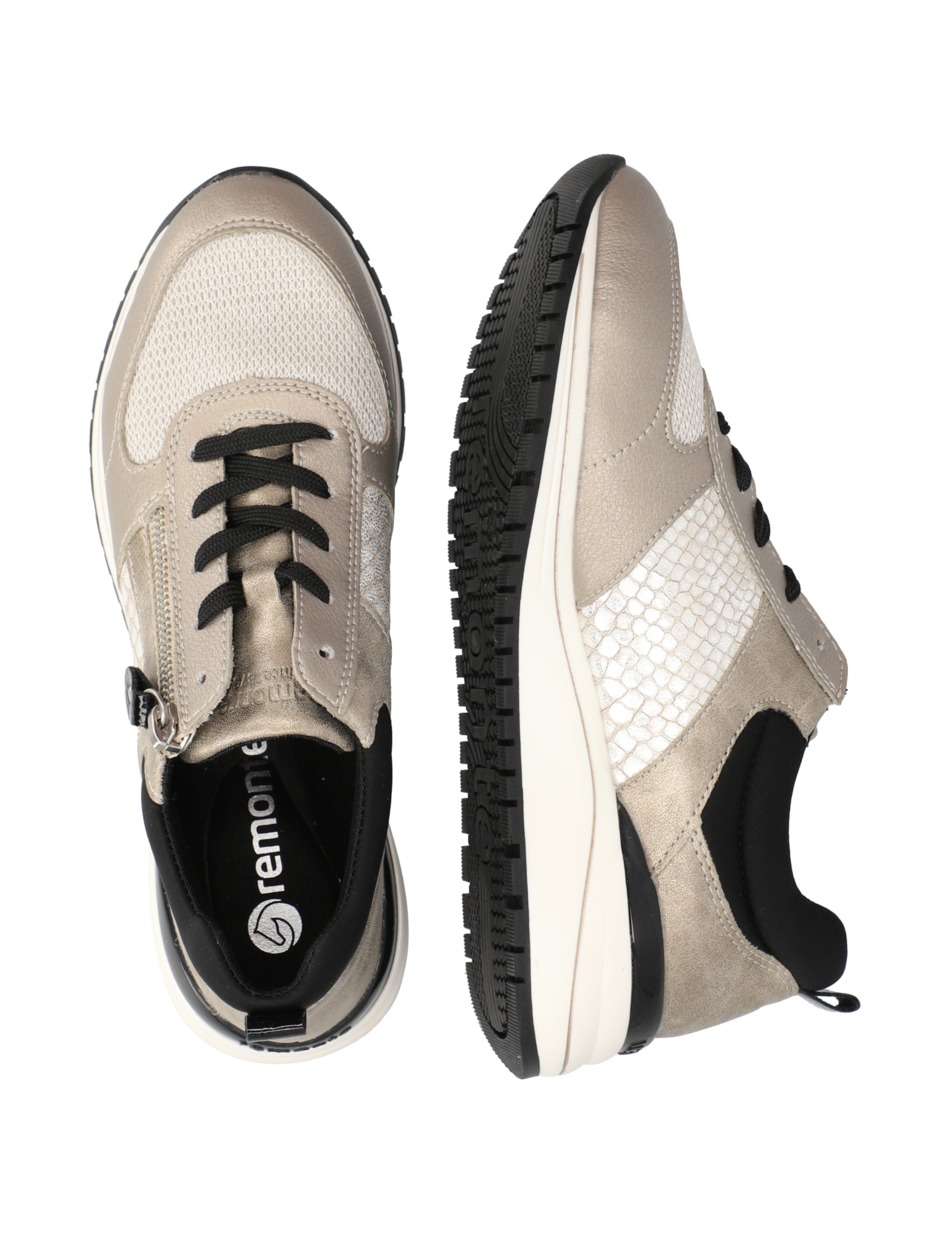 Lederkombination Sneaker