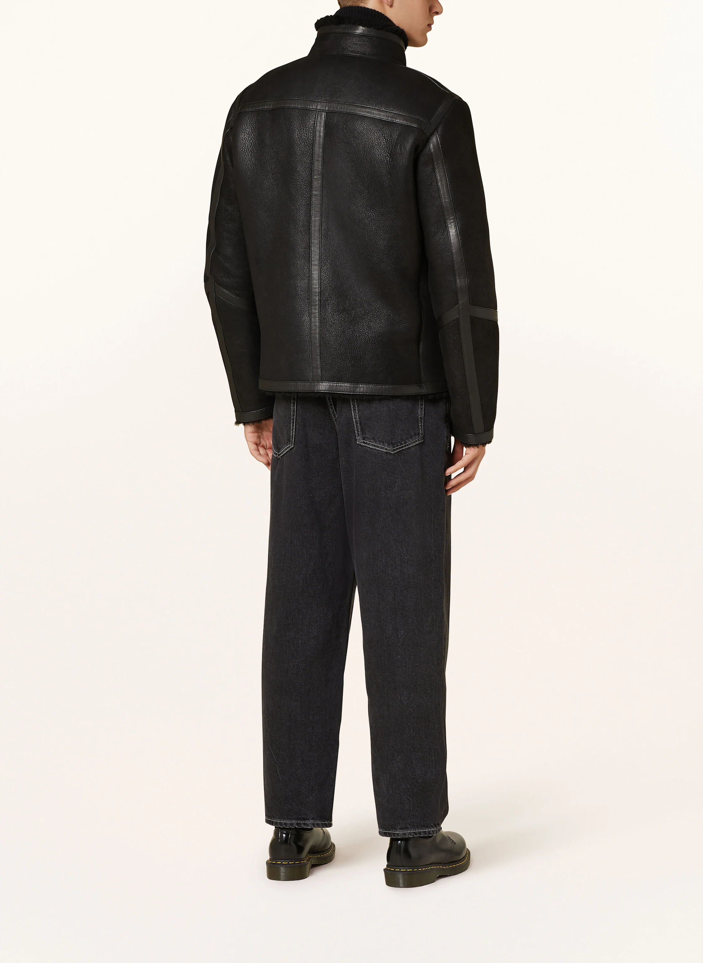 BELSTAFF Lederjacke TUNDRA mit Lammfell