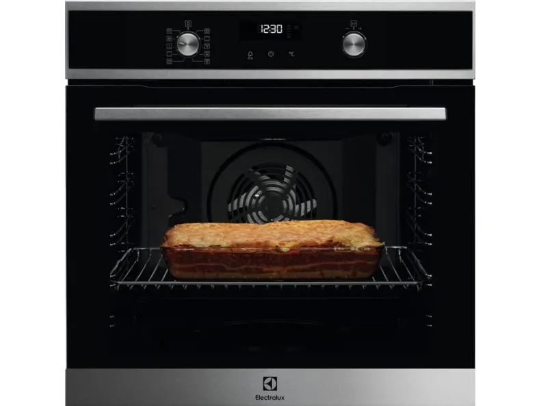 Electrolux SurroundCook 600 EOF6P70X - Ovn - til indbygning - niche - bredde: 56 cm - dybde: 55 cm - højde: 60 cm - med selv-rengøring - Klasse A  - rustfrit stål