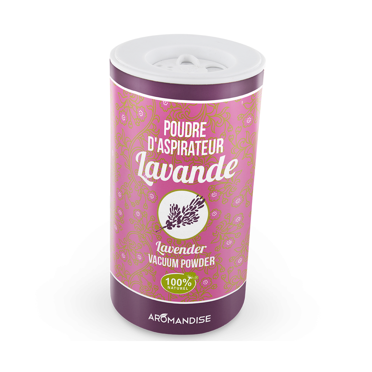 Poudre d'aspirateur à la lavande 32 utilisations