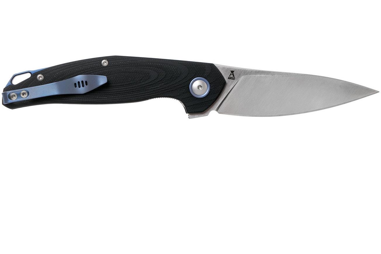 MKM Goccia GC-GBK Black G10 zakmes, Jens Anso design