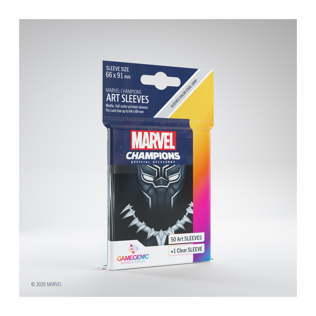 Gamegenic - Marvel Champions Art Sleeves - Black Panther