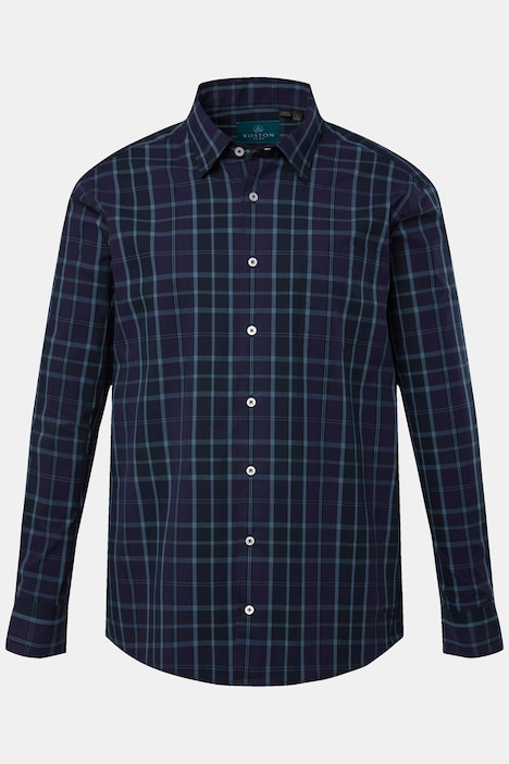 Boston Park Karohemd, Langarm, Kentkragen, Comfort Fit, bis 8 XL