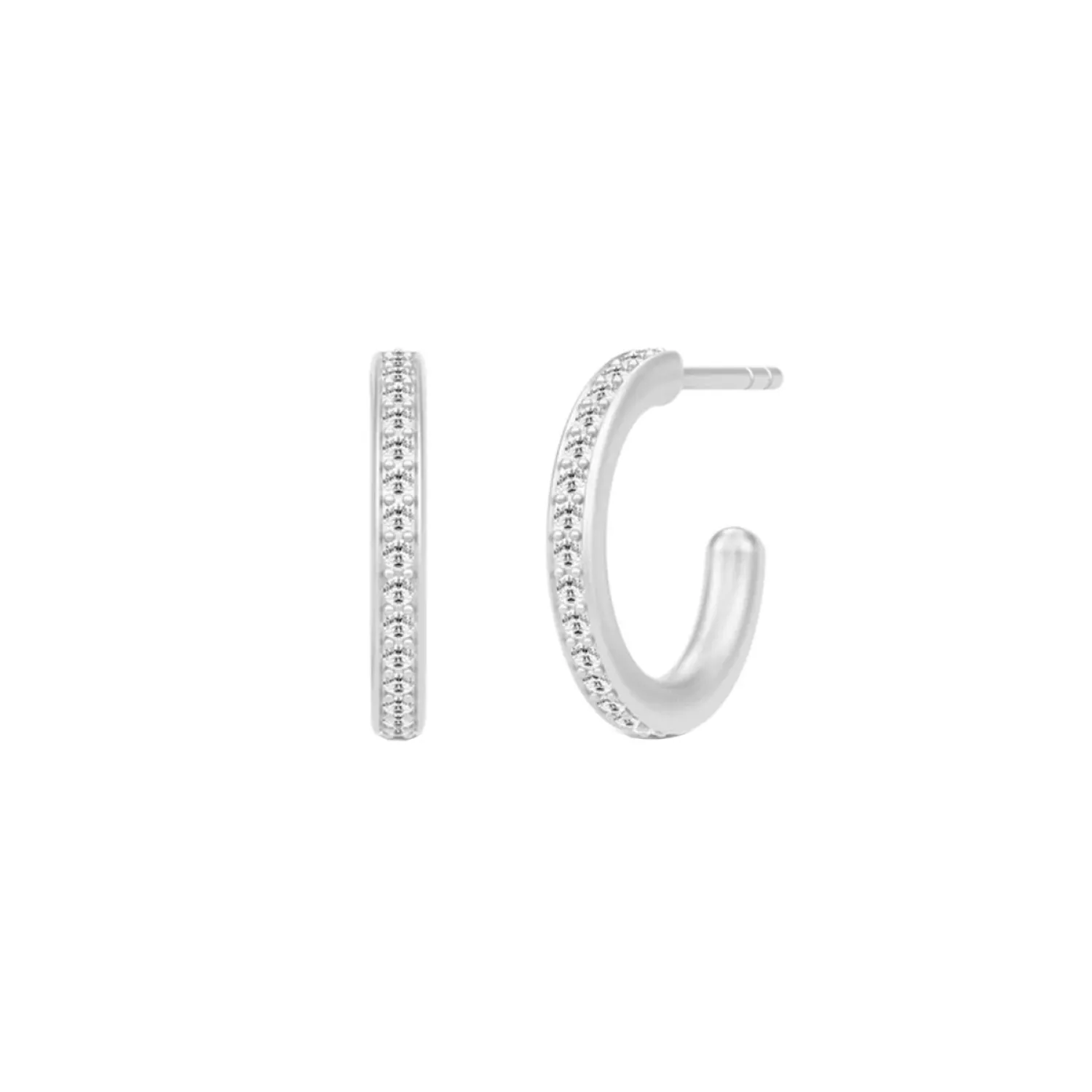 Julie Sandlau Infinity Hoop Small Øreringe Sølv HPS48RHCZ