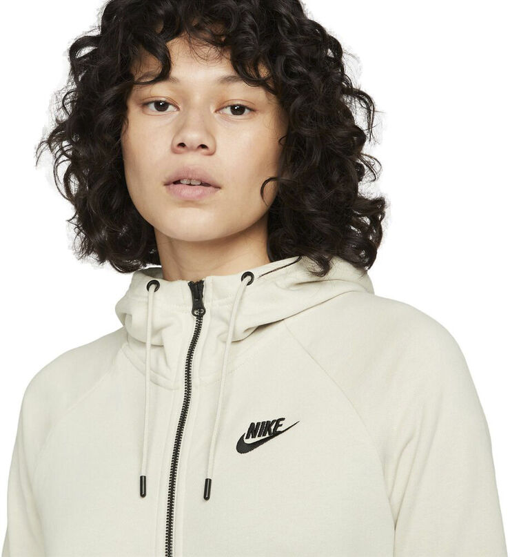 Nike Sportswear Essential Fleece hættetrøje Hvid